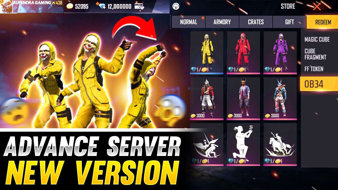 free fire advace